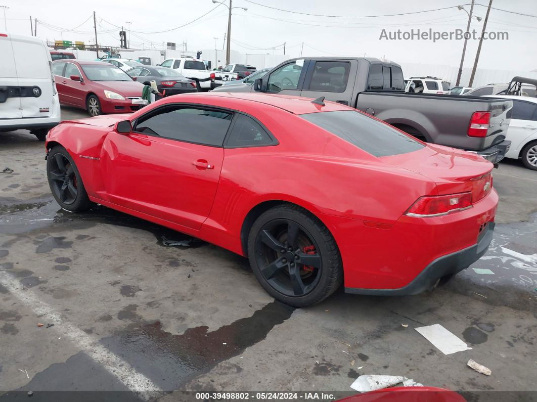 2014 Chevrolet Camaro 2ls Red vin: 2G1FA1E39E9134723