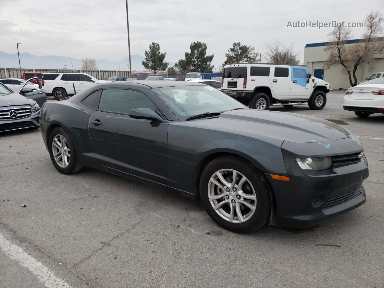 2014 Chevrolet Camaro Ls Charcoal vin: 2G1FA1E39E9187759