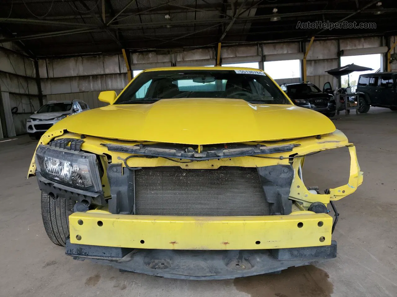 2014 Chevrolet Camaro Ls Yellow vin: 2G1FA1E39E9205225