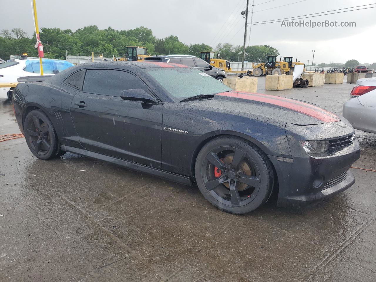 2015 Chevrolet Camaro Ls Black vin: 2G1FA1E39F9178562