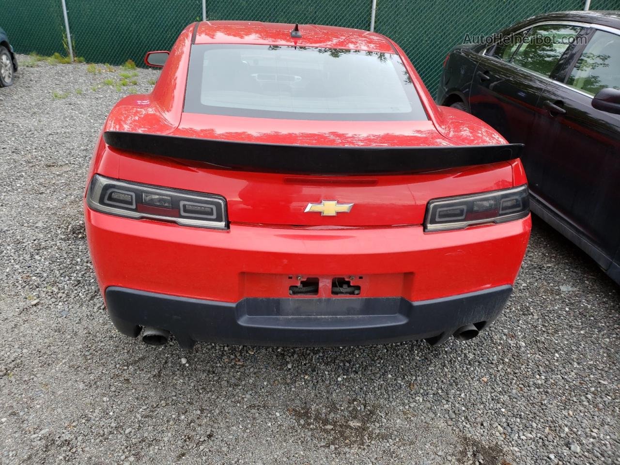 2015 Chevrolet Camaro Ls Red vin: 2G1FA1E39F9303138