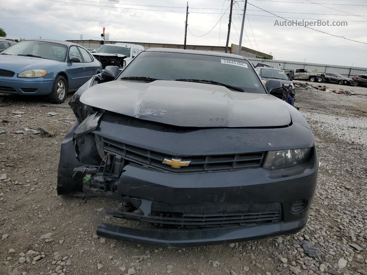 2014 Chevrolet Camaro Ls Black vin: 2G1FA1E3XE9143690