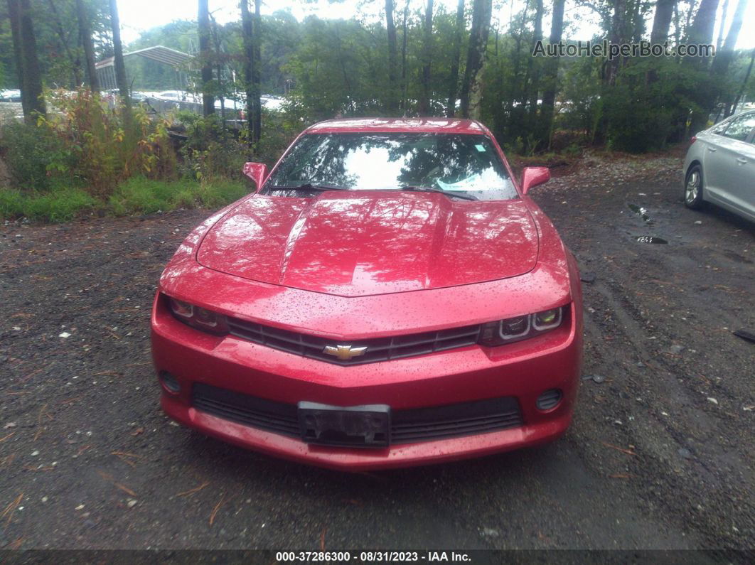 2014 Chevrolet Camaro Ls Red vin: 2G1FA1E3XE9170811