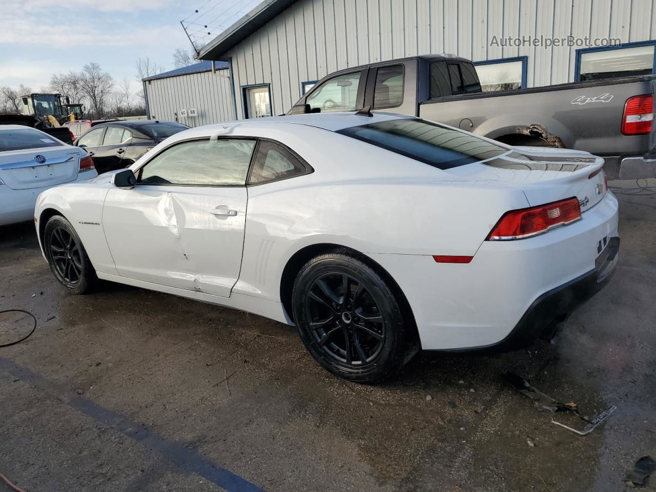 2014 Chevrolet Camaro Ls White vin: 2G1FA1E3XE9209218