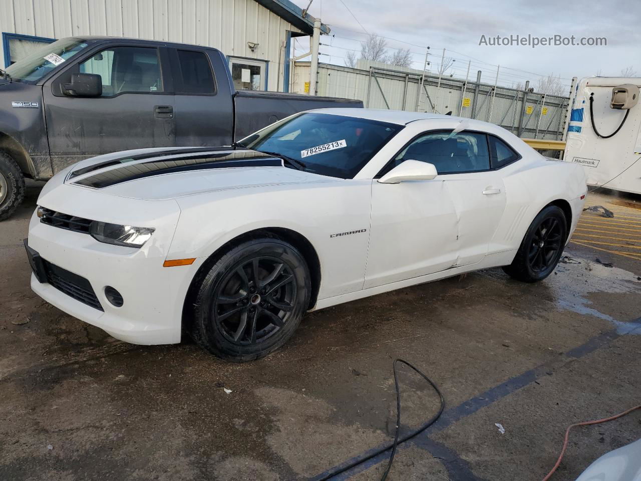 2014 Chevrolet Camaro Ls White vin: 2G1FA1E3XE9209218