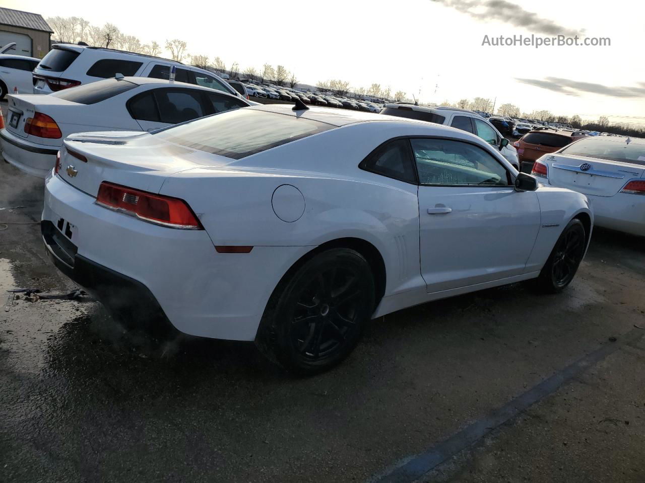 2014 Chevrolet Camaro Ls White vin: 2G1FA1E3XE9209218