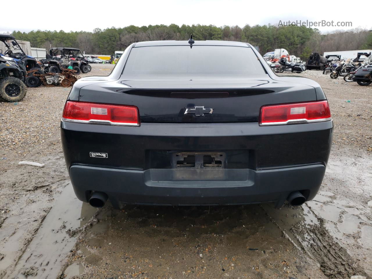 2014 Chevrolet Camaro Ls Black vin: 2G1FA1E3XE9317399