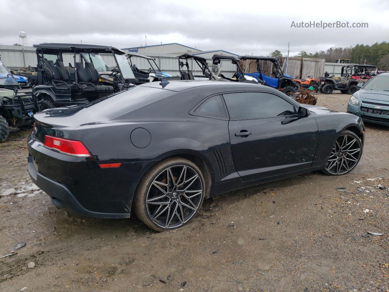 2014 Chevrolet Camaro Ls Black vin: 2G1FA1E3XE9317399