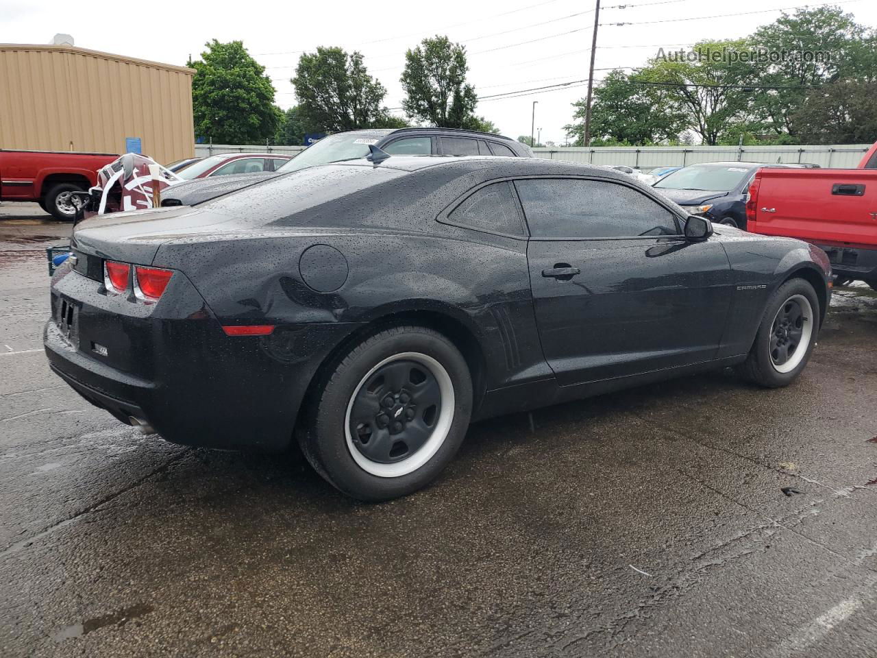 2010 Chevrolet Camaro Ls Black vin: 2G1FA1EV0A9162843