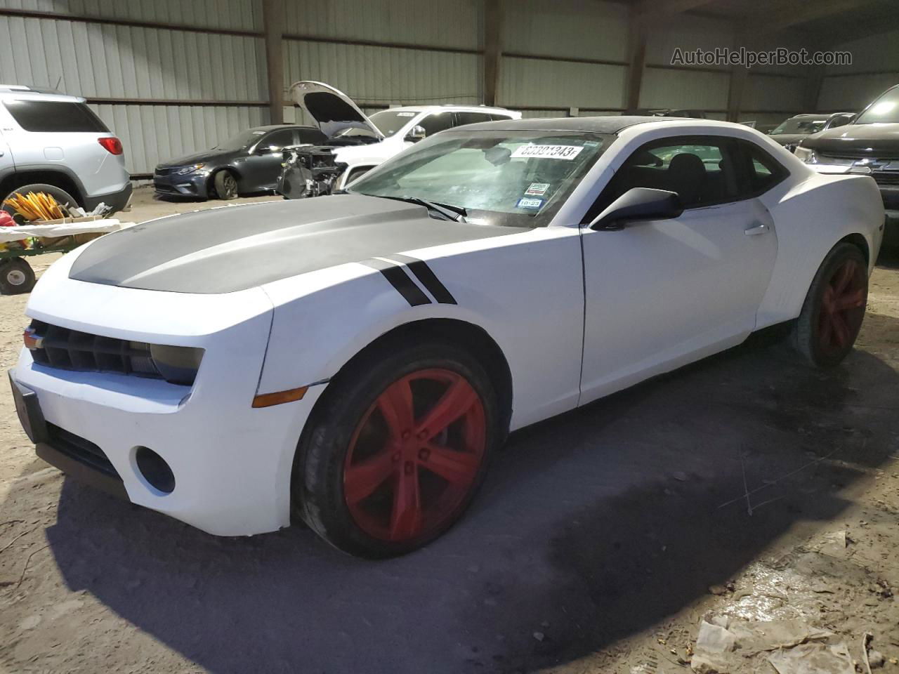 2010 Chevrolet Camaro Ls White vin: 2G1FA1EV1A9150779