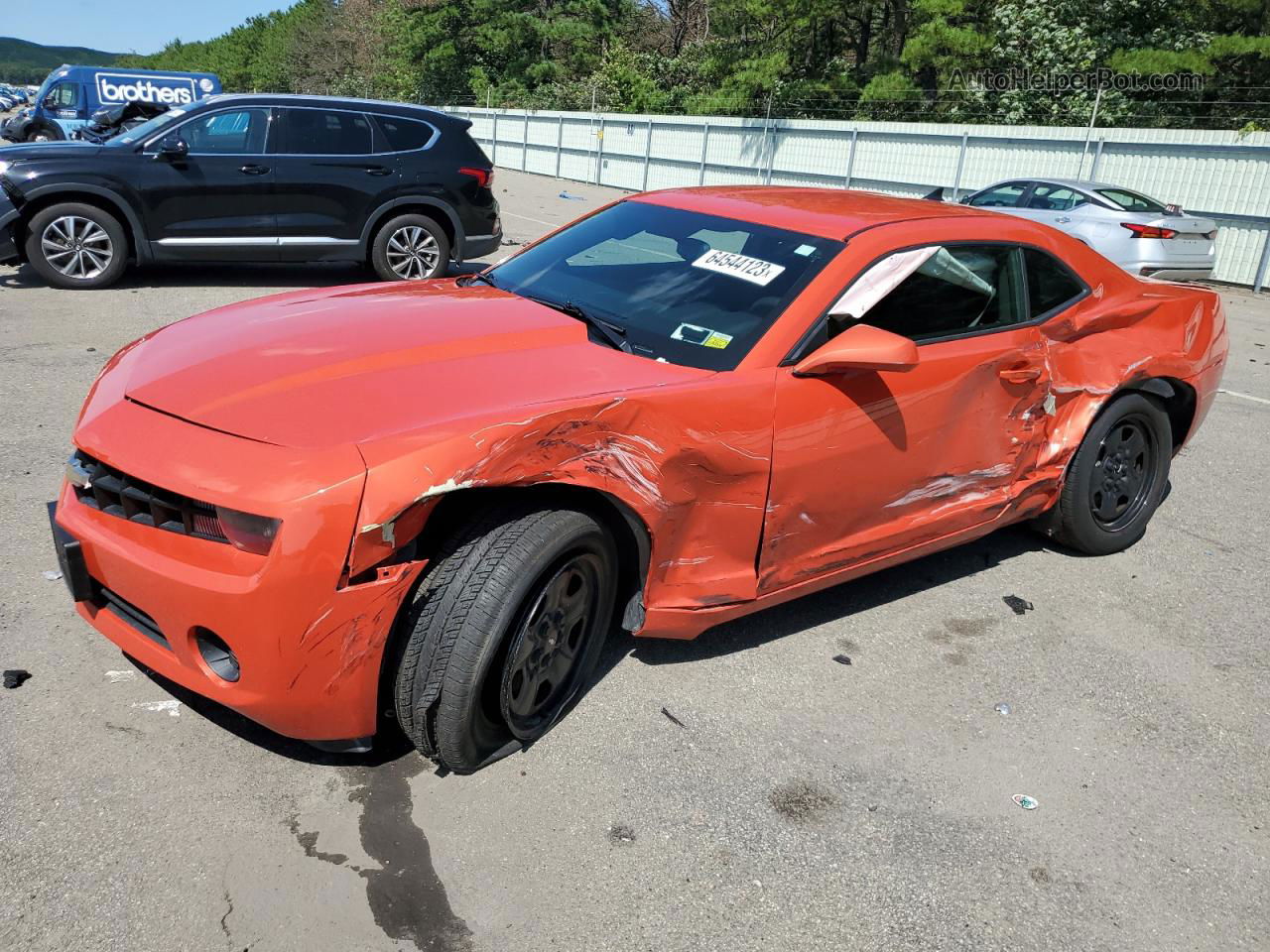 2010 Chevrolet Camaro Ls Red vin: 2G1FA1EV3A9172041