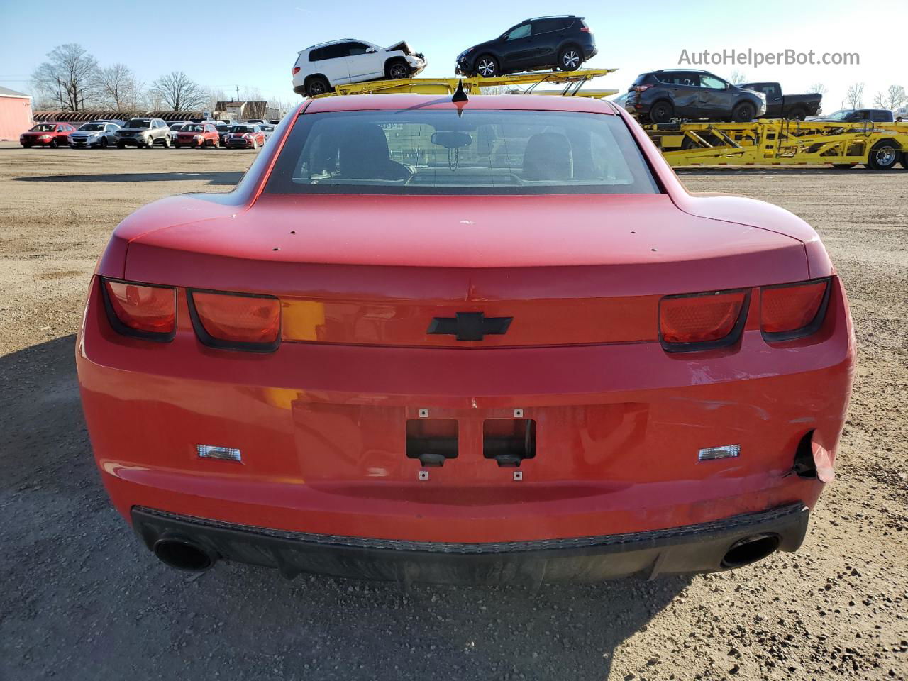 2010 Chevrolet Camaro Ls Red vin: 2G1FA1EV4A9228410