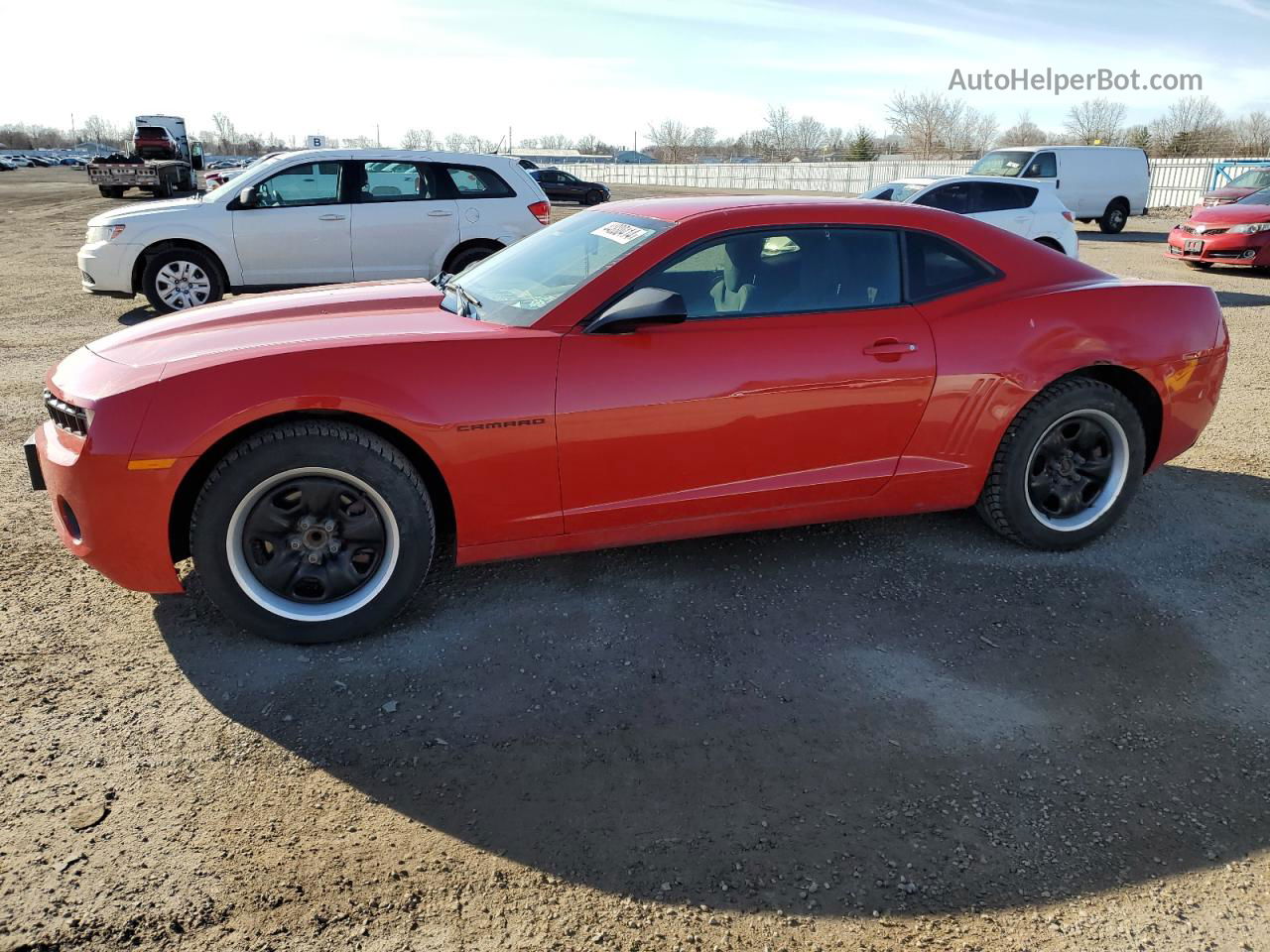 2010 Chevrolet Camaro Ls Red vin: 2G1FA1EV4A9228410