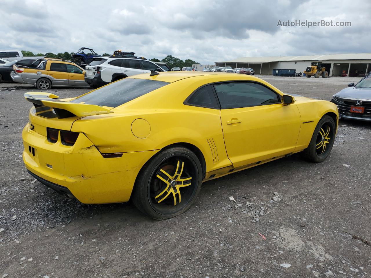 2010 Chevrolet Camaro Ls Yellow vin: 2G1FA1EV5A9162367