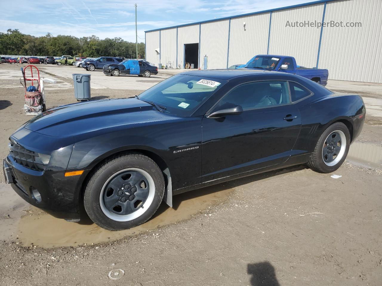 2010 Chevrolet Camaro Ls Black vin: 2G1FA1EV6A9159249