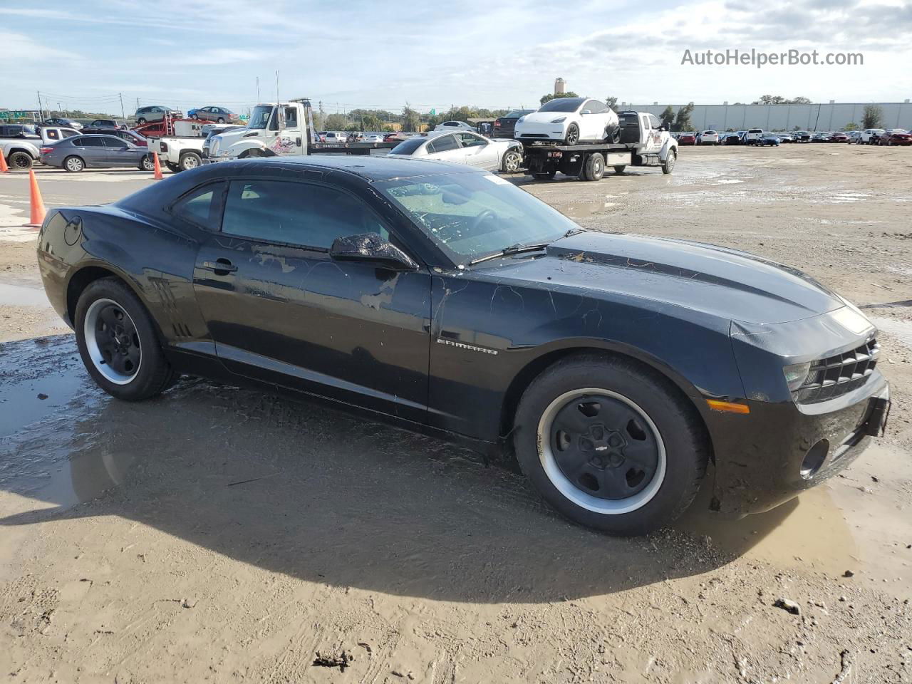 2010 Chevrolet Camaro Ls Black vin: 2G1FA1EV6A9159249