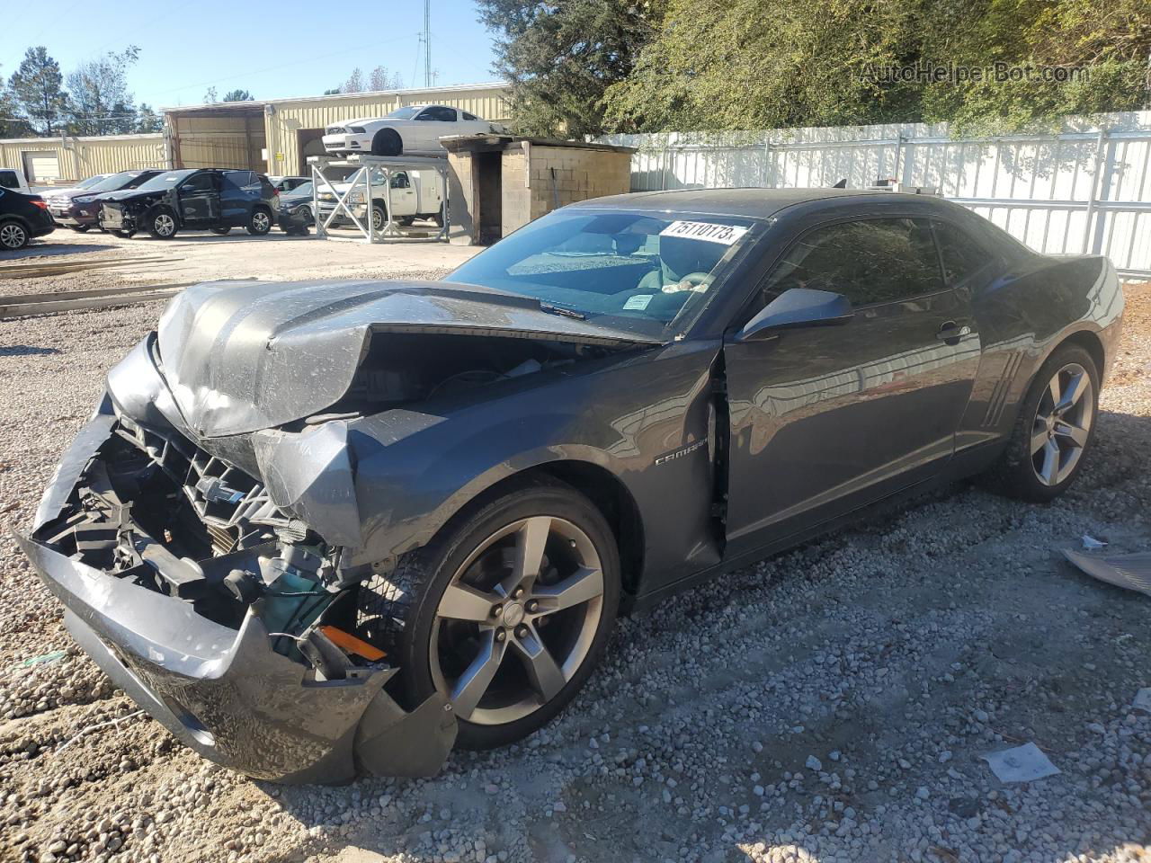 2010 Chevrolet Camaro Ls Charcoal vin: 2G1FA1EV8A9221315