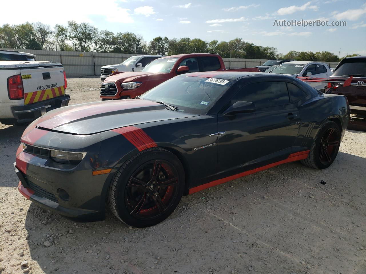 2014 Chevrolet Camaro Lt Charcoal vin: 2G1FB1E30E9137992