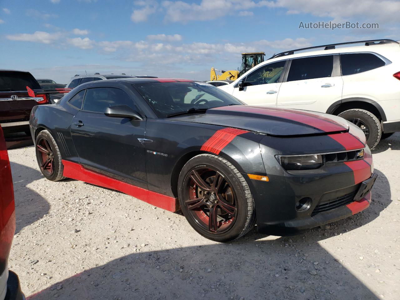 2014 Chevrolet Camaro Lt Charcoal vin: 2G1FB1E30E9137992