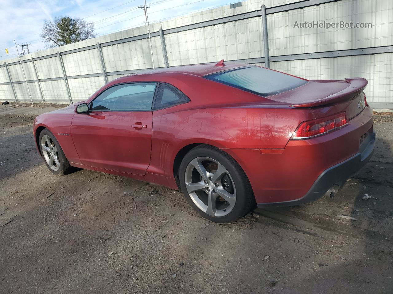 2014 Chevrolet Camaro Lt Red vin: 2G1FB1E30E9147311