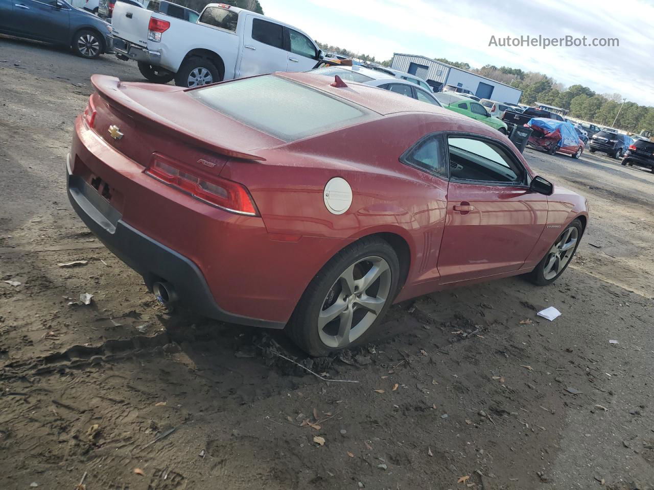 2014 Chevrolet Camaro Lt Red vin: 2G1FB1E30E9147311