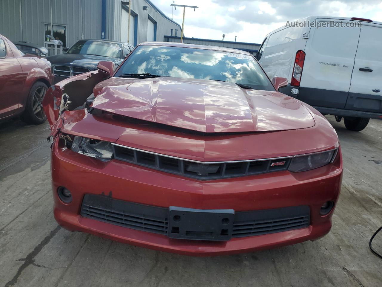 2014 Chevrolet Camaro Lt Бордовый vin: 2G1FB1E30E9219186