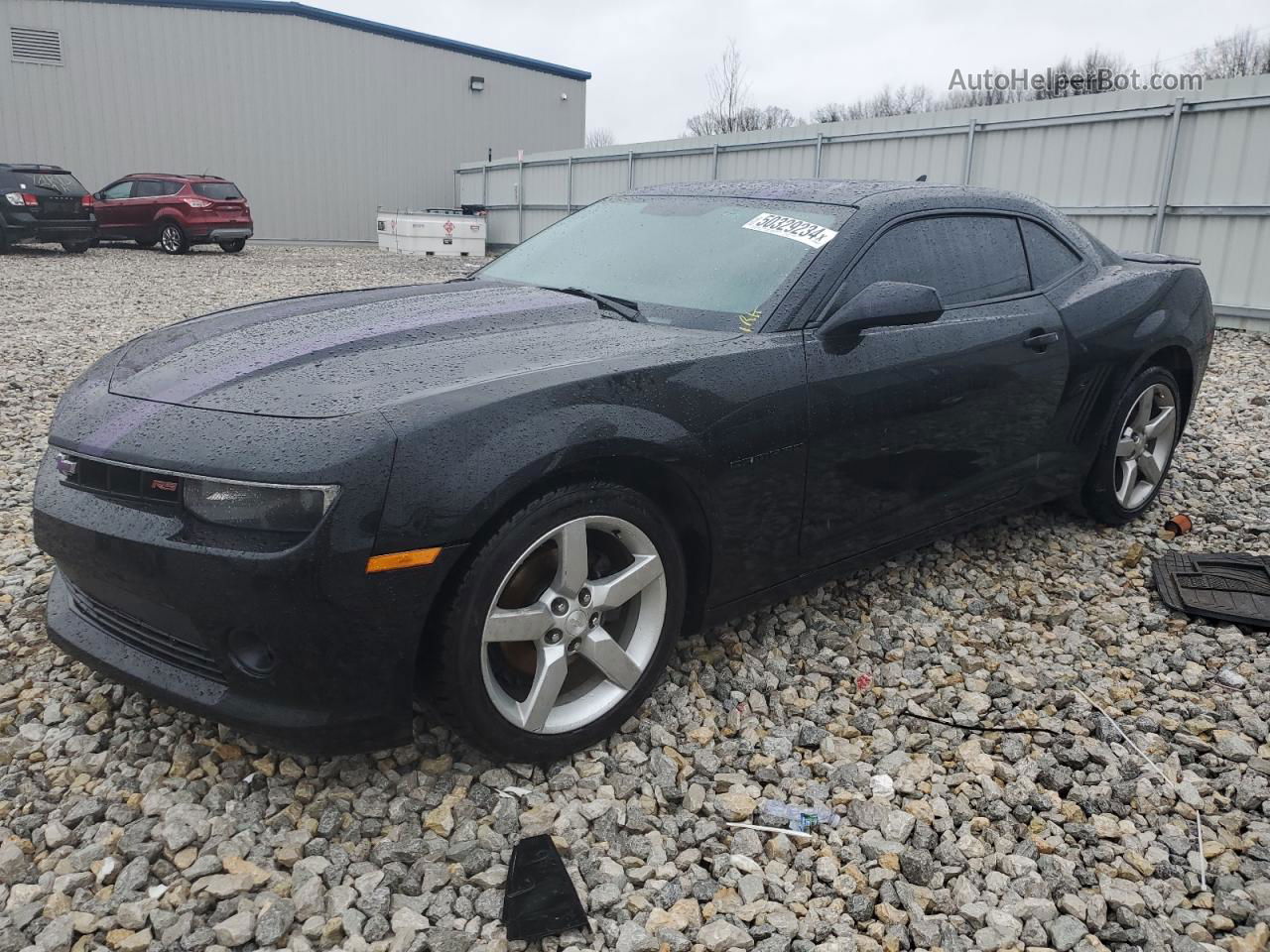 2014 Chevrolet Camaro Lt Black vin: 2G1FB1E30E9309955