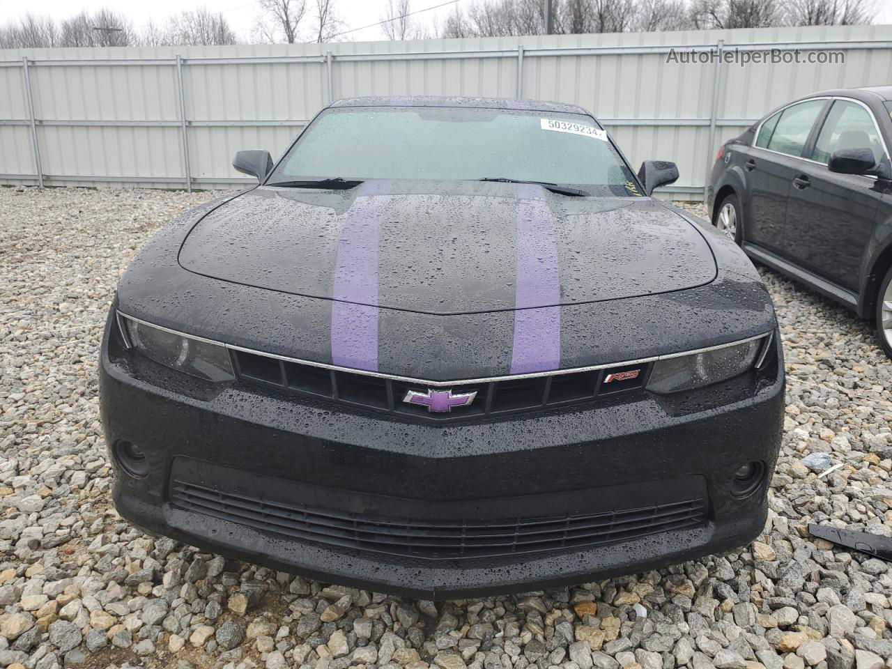 2014 Chevrolet Camaro Lt Black vin: 2G1FB1E30E9309955