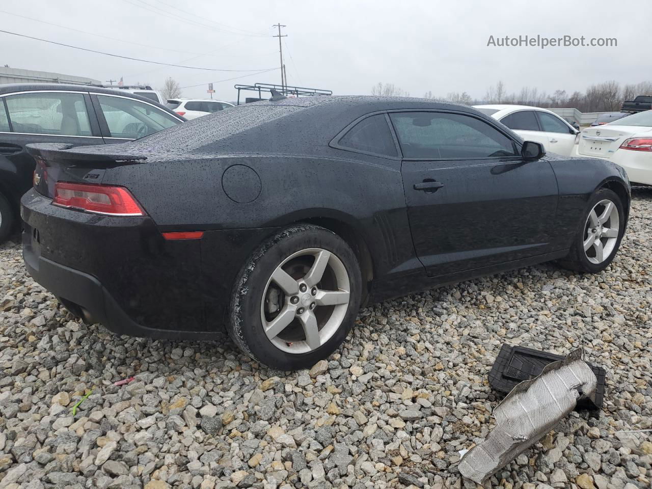 2014 Chevrolet Camaro Lt Black vin: 2G1FB1E30E9309955