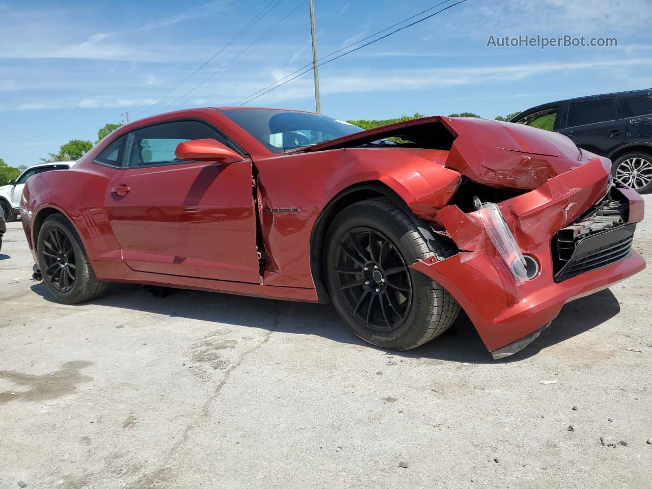 2014 Chevrolet Camaro Lt Красный vin: 2G1FB1E30E9323838