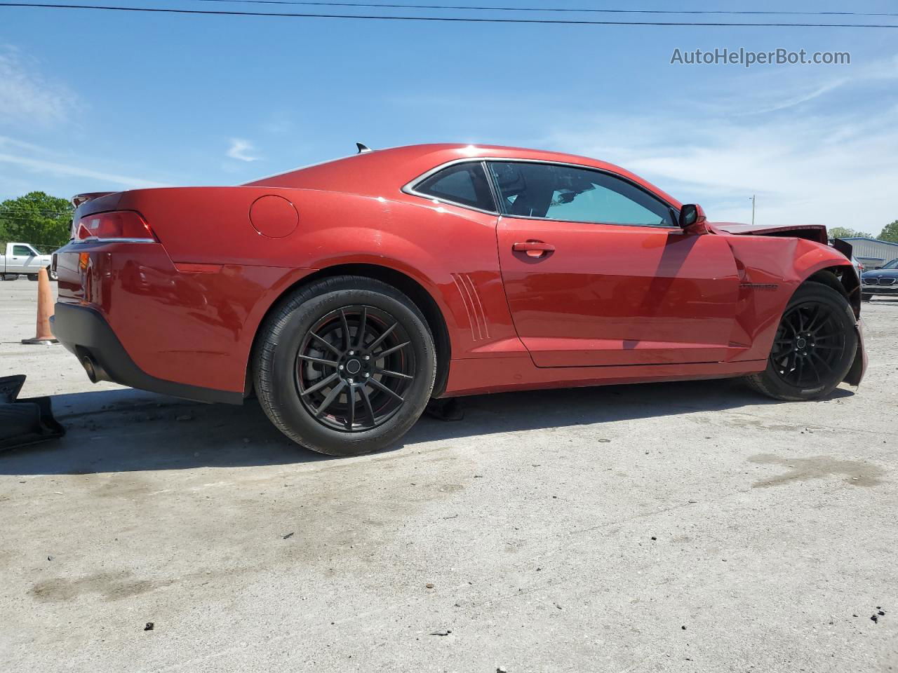 2014 Chevrolet Camaro Lt Red vin: 2G1FB1E30E9323838