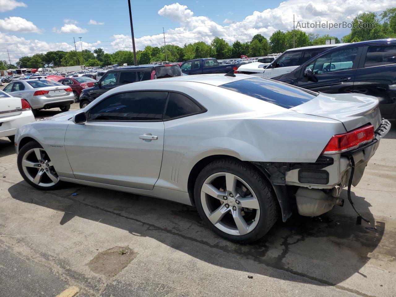 2015 Chevrolet Camaro Ls Серебряный vin: 2G1FB1E30F9132146