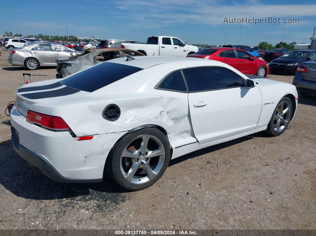 2015 Chevrolet Camaro 2ls White vin: 2G1FB1E30F9243151