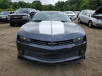 2015 Chevrolet Camaro Ls Blue vin: 2G1FB1E30F9302036