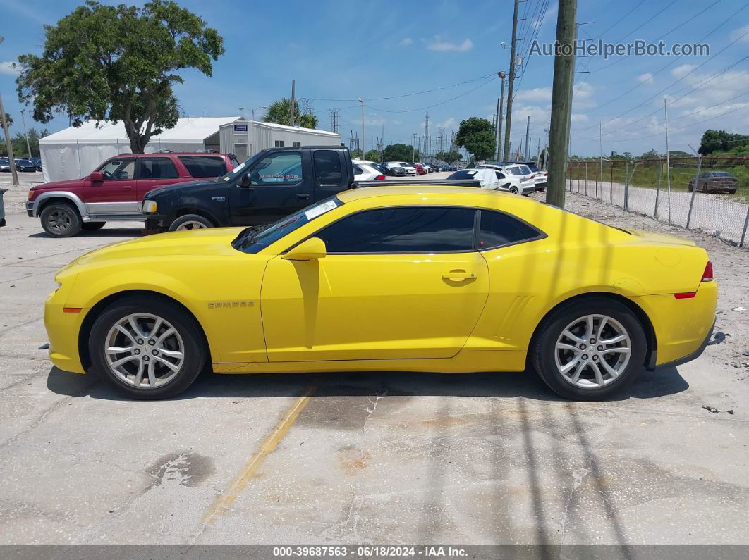 2015 Chevrolet Camaro 2ls Yellow vin: 2G1FB1E30F9303915