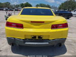 2015 Chevrolet Camaro 2ls Yellow vin: 2G1FB1E30F9303915