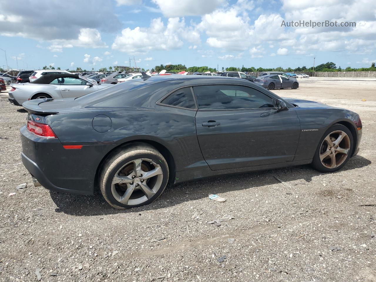 2014 Chevrolet Camaro Lt Серый vin: 2G1FB1E31E9123146