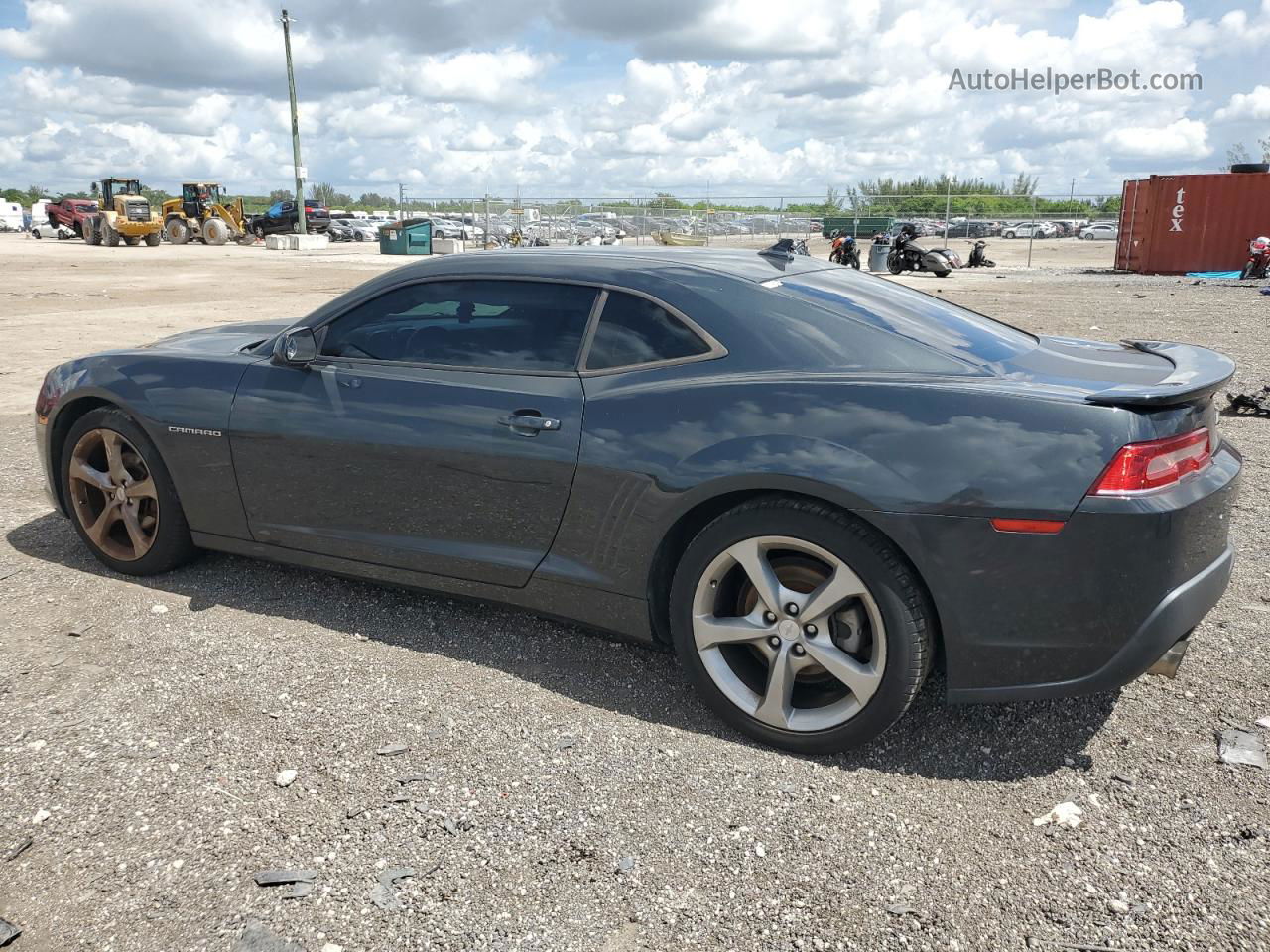 2014 Chevrolet Camaro Lt Серый vin: 2G1FB1E31E9123146