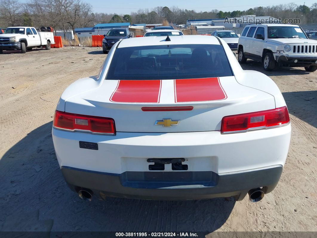 2014 Chevrolet Camaro 1lt White vin: 2G1FB1E31E9129495