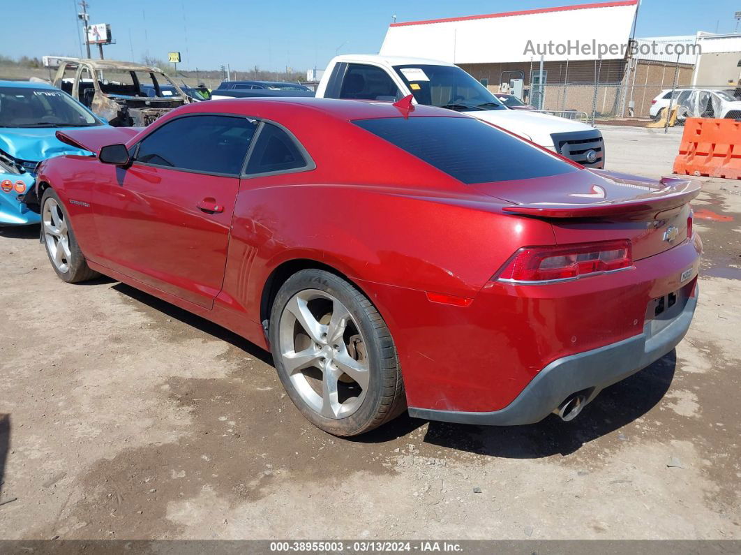 2014 Chevrolet Camaro 1lt Red vin: 2G1FB1E31E9158429