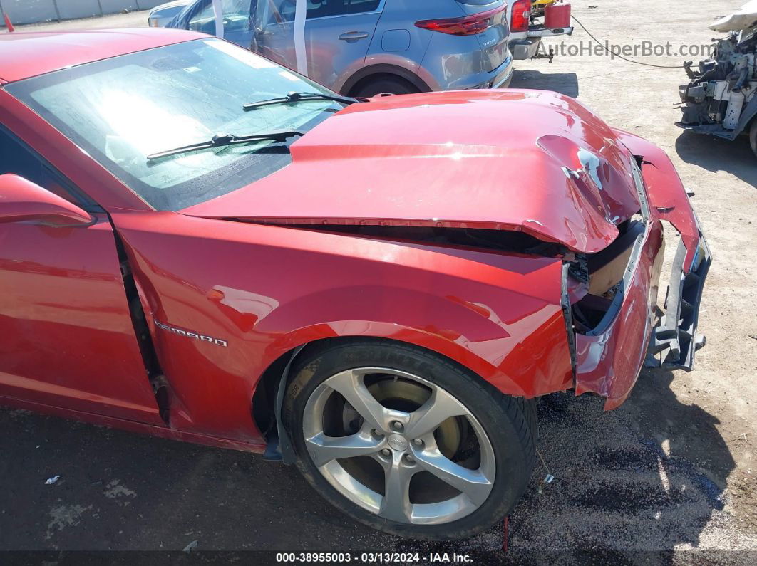 2014 Chevrolet Camaro 1lt Red vin: 2G1FB1E31E9158429