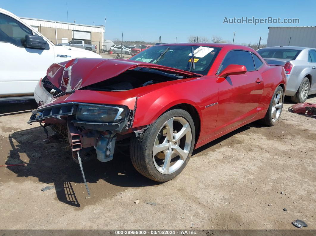 2014 Chevrolet Camaro 1lt Red vin: 2G1FB1E31E9158429