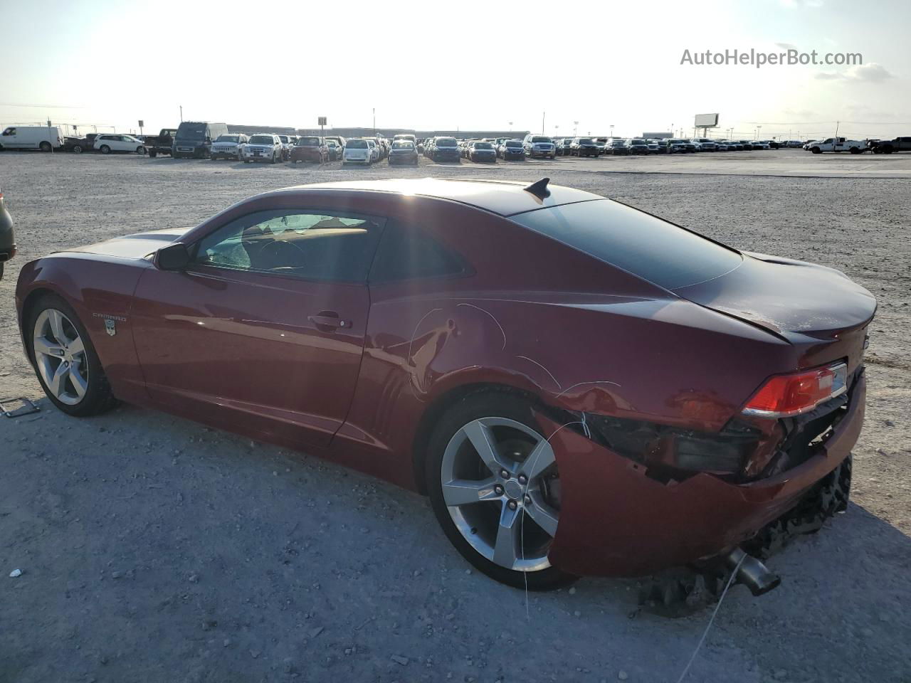 2014 Chevrolet Camaro Lt Red vin: 2G1FB1E31E9169527