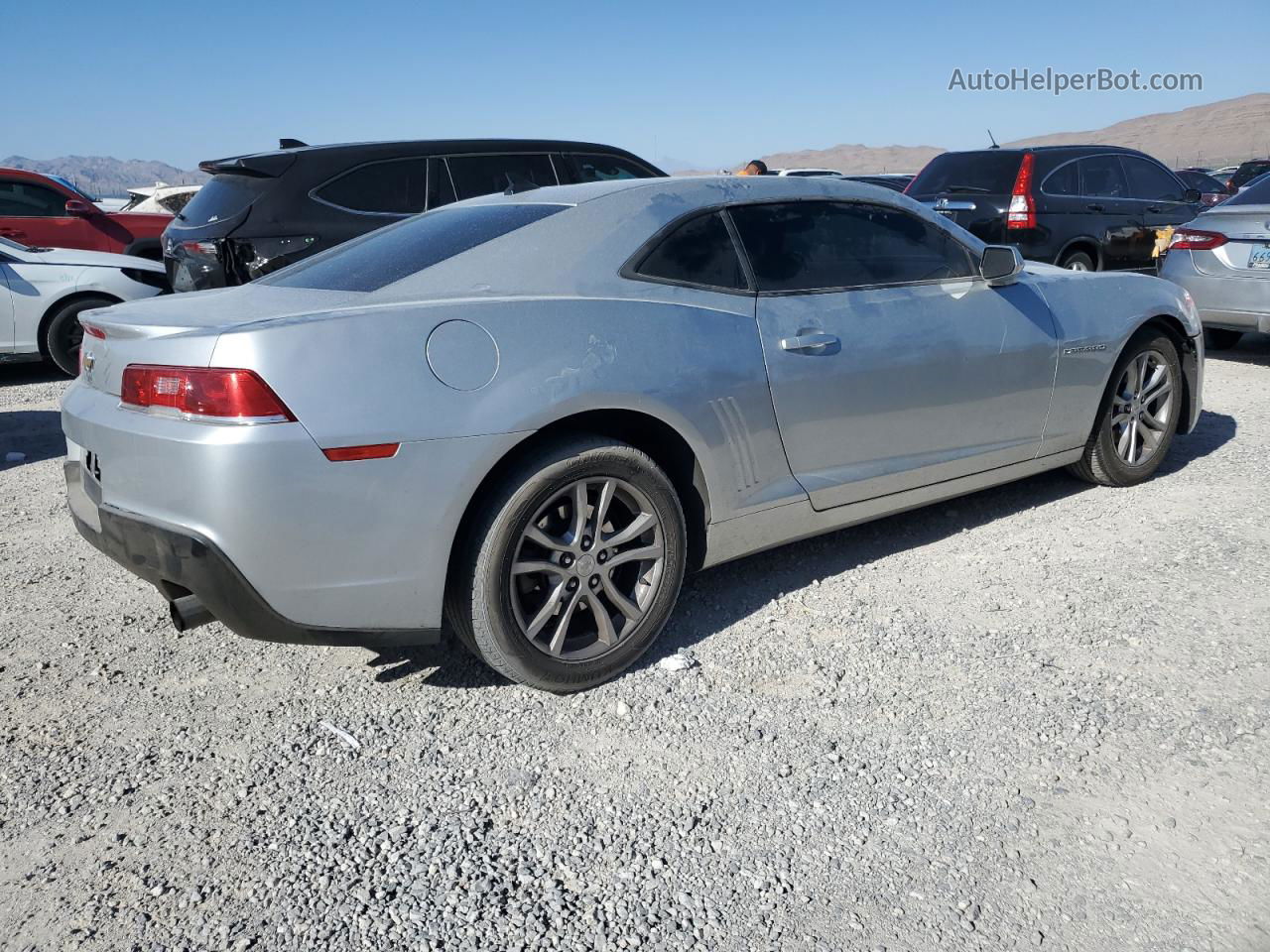 2014 Chevrolet Camaro Lt Silver vin: 2G1FB1E31E9248423