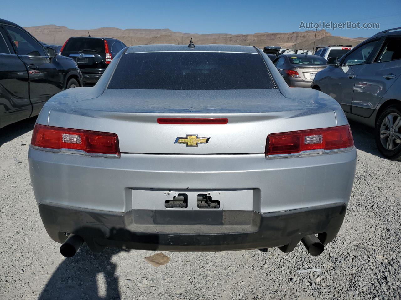 2014 Chevrolet Camaro Lt Silver vin: 2G1FB1E31E9248423