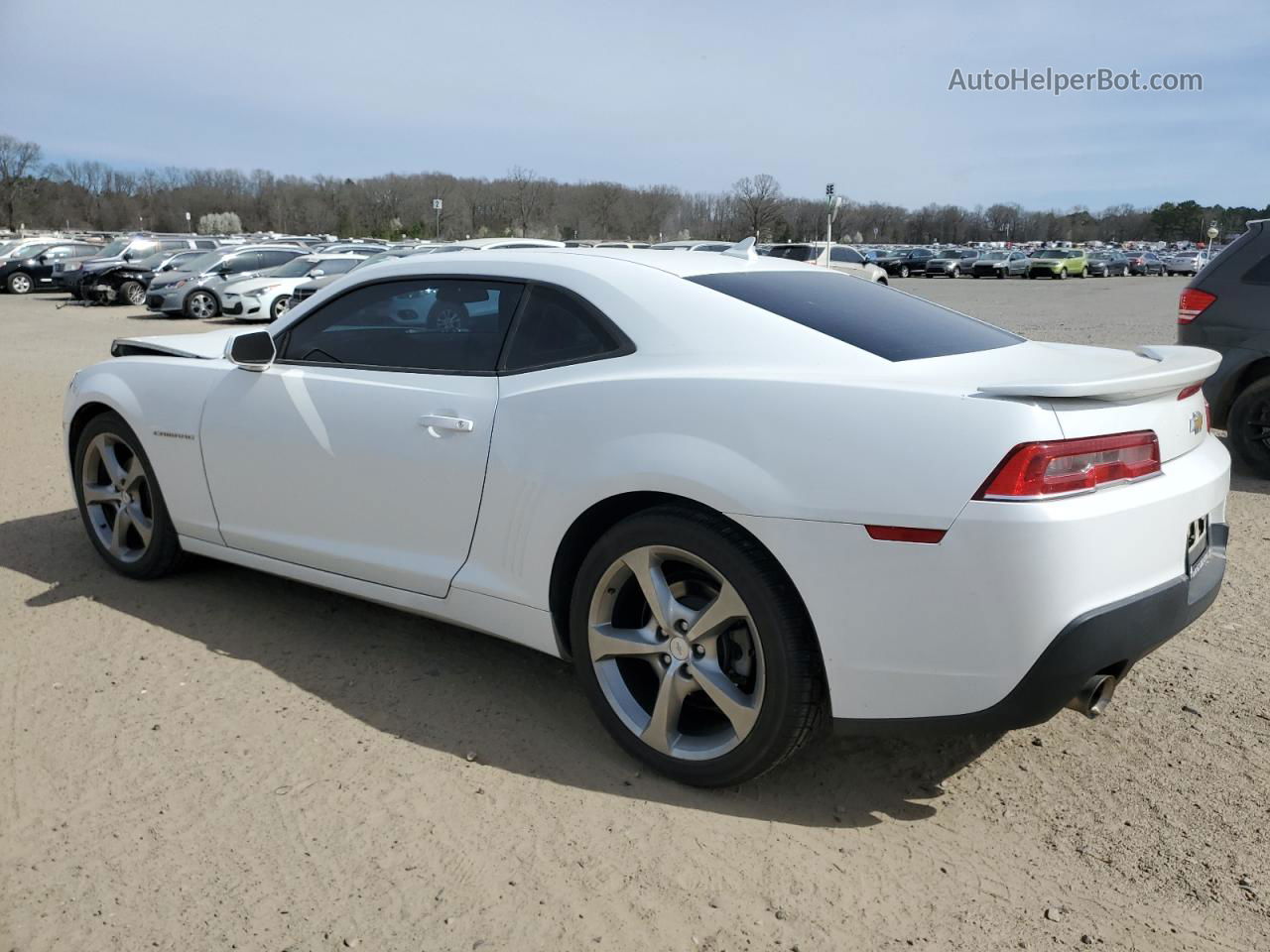 2014 Chevrolet Camaro Lt White vin: 2G1FB1E31E9257719