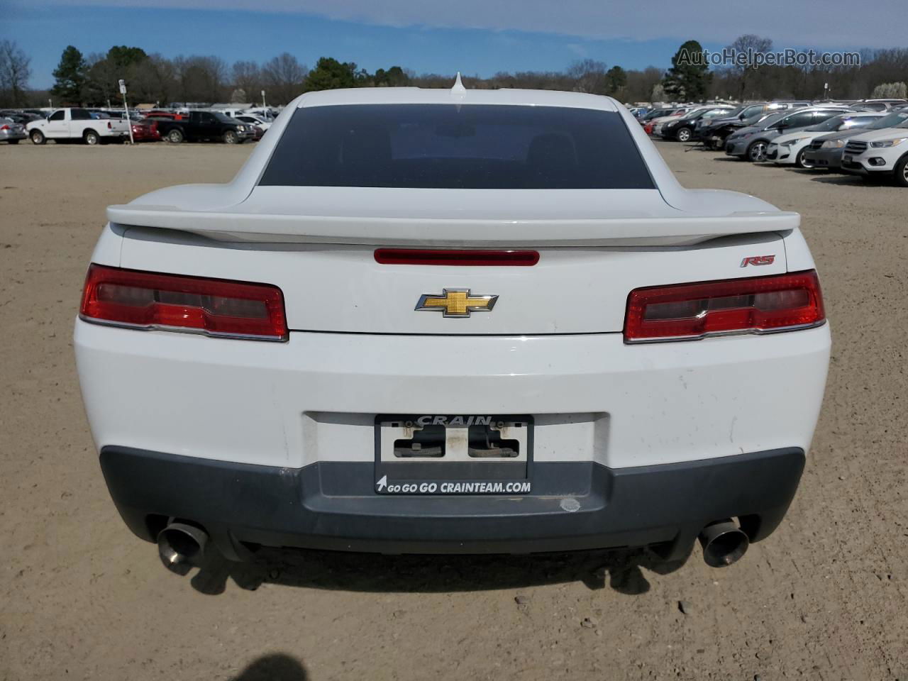 2014 Chevrolet Camaro Lt White vin: 2G1FB1E31E9257719