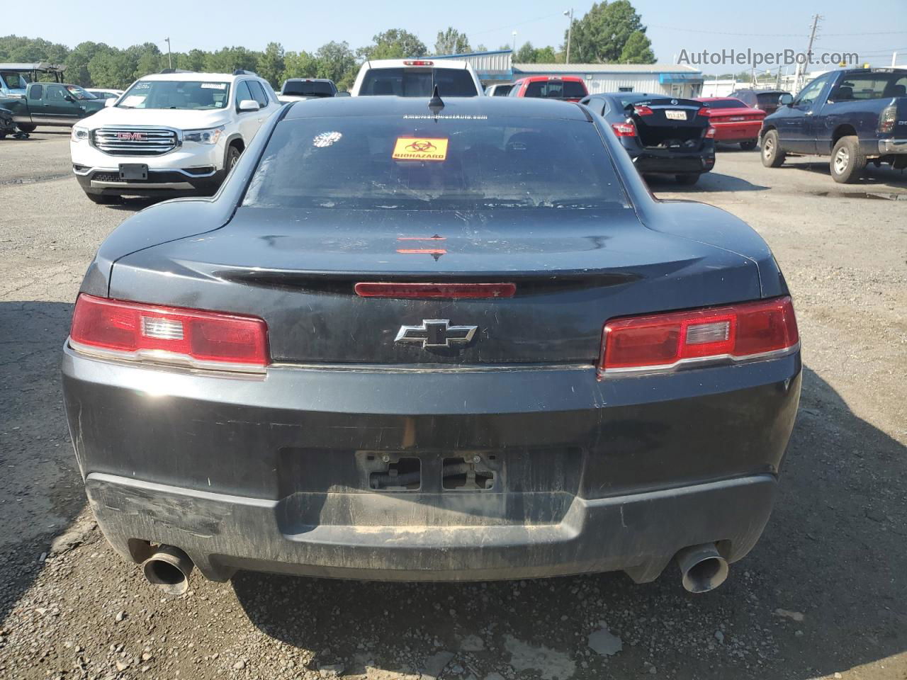 2014 Chevrolet Camaro Lt Gray vin: 2G1FB1E31E9271815