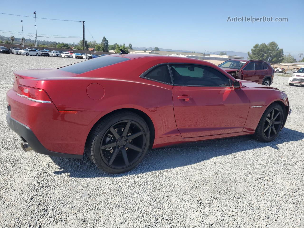 2014 Chevrolet Camaro Lt Red vin: 2G1FB1E31E9301749