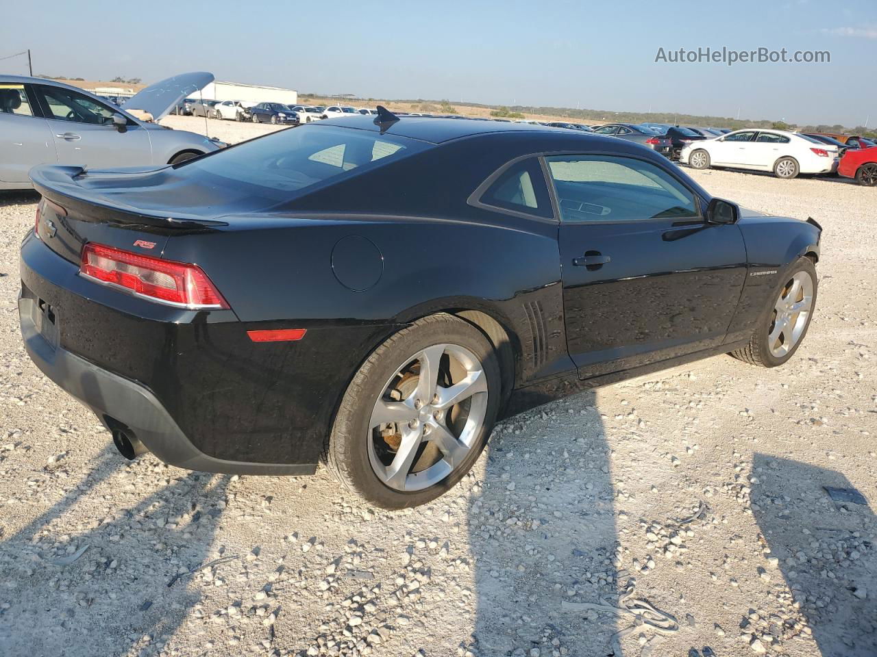 2014 Chevrolet Camaro Lt Black vin: 2G1FB1E31E9303811